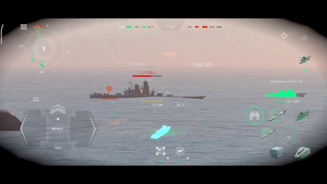Modern Warships - USS Vella Gulf Dengan Enquipment Amerika смотреть онлайн
