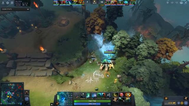 Dota 2 Morphling 8920 MMR 16/2/7 (Kills/Deaths/Assists) Ranked Full Gameplay смотреть онлайн