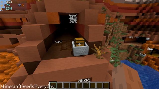 Minecraft Java 1.16.4 Seed: Various biomes, three villages, and exposed mineshaft are all near spaw смотреть онлайн