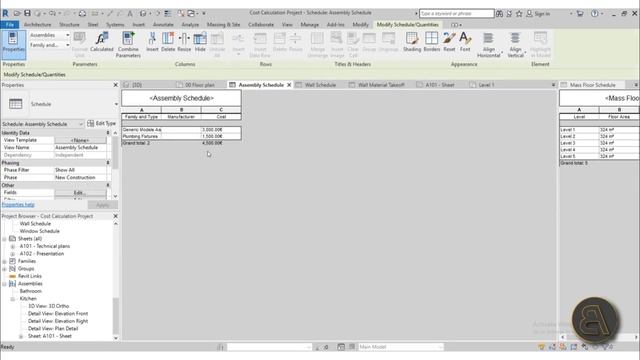 Cost Estimation in Revit Complete Course смотреть онлайн