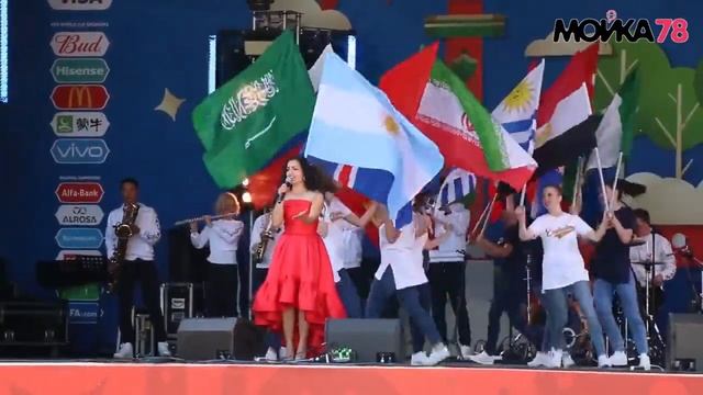 "Голосята" на открытии праздника футбола на Конюшенной площади! смотреть онлайн