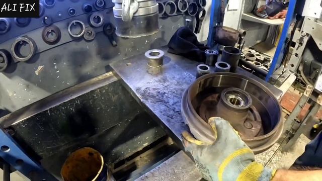 замена заднего подшипника .... ниссан санни - nissan sunny смотреть онлайн