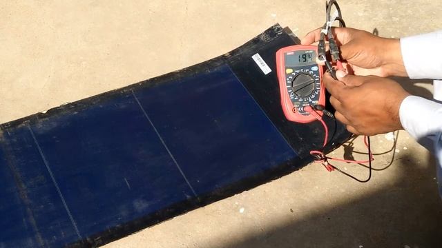 How To Test Folding Solar Panel 75 watt Reward In Hindi /Urdu смотреть онлайн