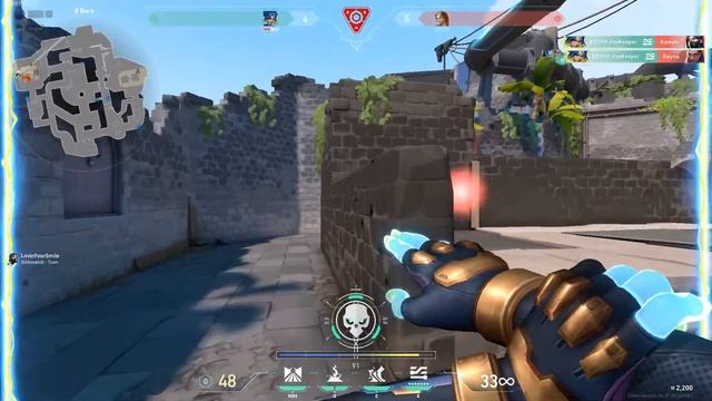 Valorant Neon 1v4 clutch смотреть онлайн