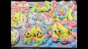 ПАСХАЛЬНОЕ БЕЗЕ  УКРАШЕНИЕ ДЛЯ ПАСХАЛЬНЫХ КУЛИЧЕЙ