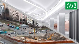 Репортаж со строительства станций метро «Каменка» и «Богатырская»