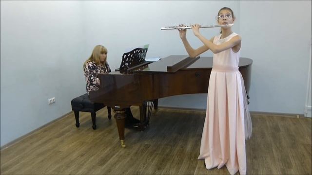 Алябьев А. Соловей. Вариации Рампаля - исполняет Хоменко Аксинья - концертмейстер Шарипова Н.И. смотреть онлайн