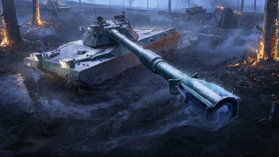 Мир танков BZT-70 Бой под чай