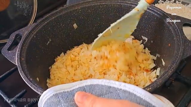 Тушёная капуста с рисом простой и вкусный рецепт. смотреть онлайн
