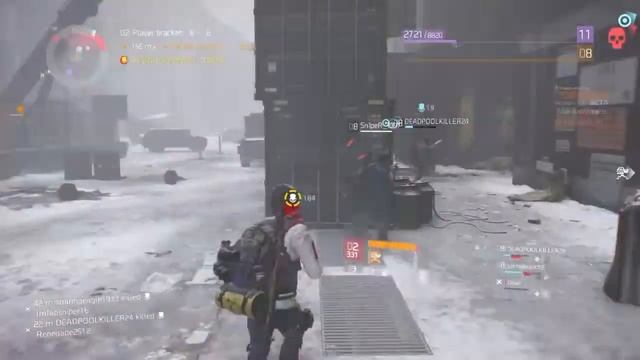 Tom Clancy's The Division Beta Gameplay - Dark Zone Manhunt Escape Attempt.