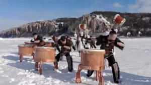 Добун. Барабанщики Саха политехнического лицея (music video