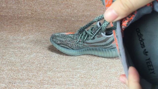 Adidas Yeezy boost 550 orange grey from flightvip.cn смотреть онлайн