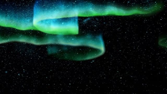 Beautiful Aurora with Relaxing Music смотреть онлайн