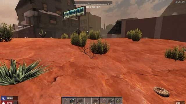 OVERHEATING AND ZOMBIE DOG ATTACK! | 7 Days to Die | Day 4 Part 1 | Alpha 17.2 Stable смотреть онлайн