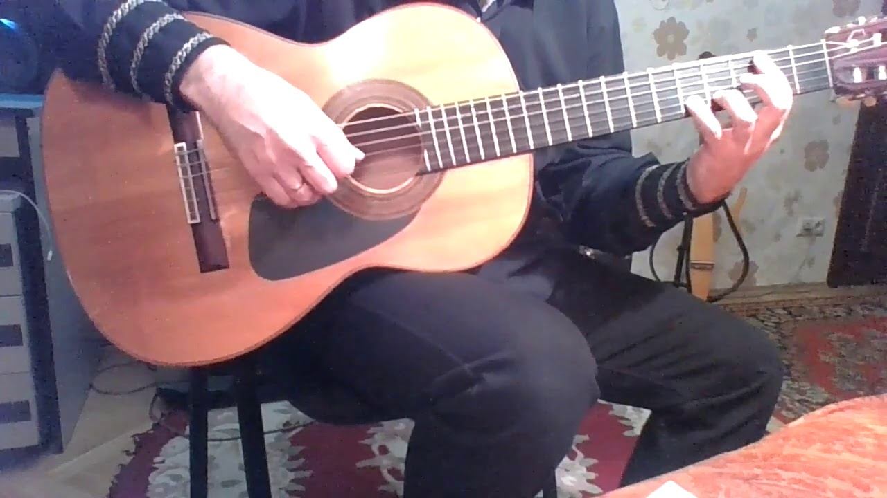 Осенняя роса (Романс) на гитаре смотреть онлайн