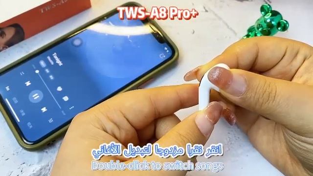 TWS A8 pro + latest features airpods pro usa ##apllewatch #subscribe смотреть онлайн