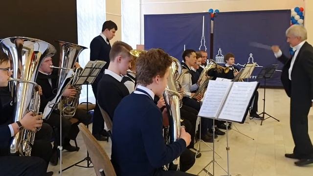 2019 04 04 Отчетный концерт ОХВ, Духовой оркестр смотреть онлайн