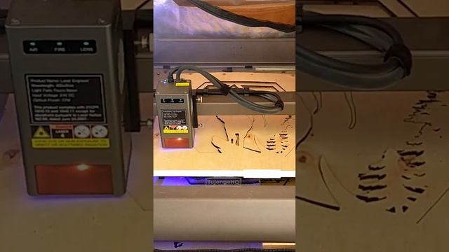 🔥 Craft Mesmerizing Wooden Wall Art with the Creality Falcon 2 22W Laser Cutter! ✨ смотреть онлайн