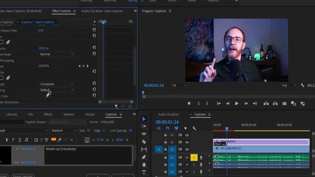 How to Create Captions and Subtitles in Premiere Pro [SIMPLE] смотреть онлайн