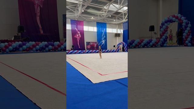 Соревнования по Худ Гимнастике. Гимнастка Алиса Стебунова. смотреть онлайн