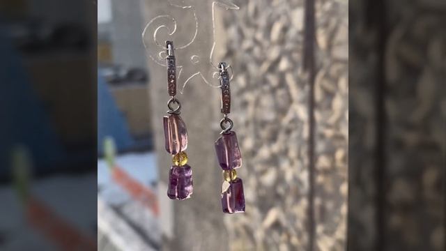 Красота натуральных камней. Браслет и серьги. смотреть онлайн