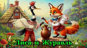 Лиса и Журавль - Русская народная сказка | Сказка для детей | Добрые сказки | Слушать аудиосказки