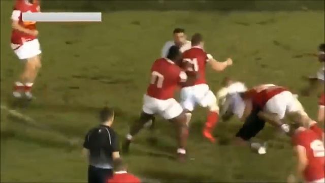 Mike Sheppard big hit on Eroni Sau "the sledgehammer gets hammered himself" смотреть онлайн