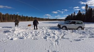 Пробиваемся на ниве к секретной избе в Карелии!