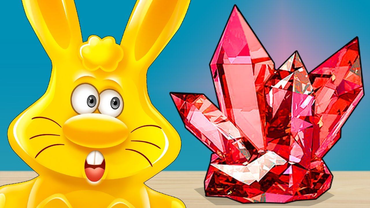 ОГРОМНЫЕ КРИСТАЛЛЫ ДЛЯ ЖЕЛЕЙНОГО ЗАЙЦА ХАРИТОНА