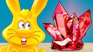 ОГРОМНЫЕ КРИСТАЛЛЫ ДЛЯ ЖЕЛЕЙНОГО ЗАЙЦА ХАРИТОНА