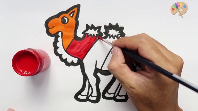 Cara Menggambar dan Mewarnai Unta Warna-Warni смотреть онлайн