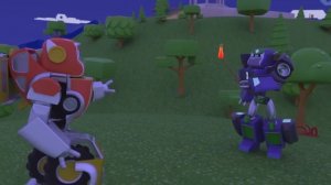 ЗЛОЙ РОБОТ ЗАГИПНОТИЗИРОВАЛ Автомобильный Город! СУПЕР РОБОТ спешит на помощь! - Робот и Пожарный