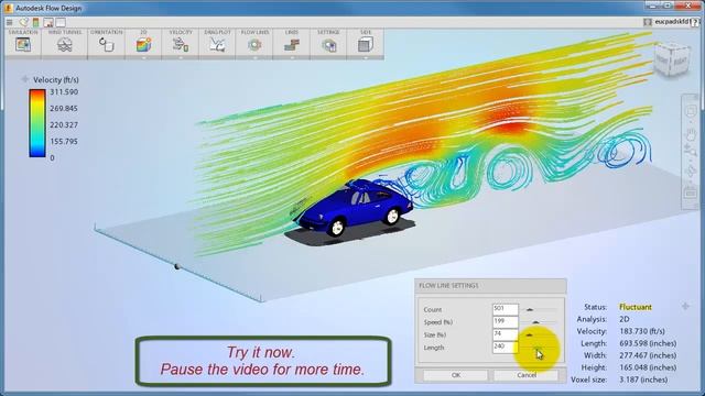 Autodesk Flow Design - How to Use Flow Lines смотреть онлайн