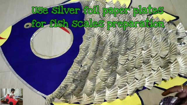 Fish Fancy Dress🐠🐋🐟 || DIY Kids Fancy Dress || How to make Fish Fancy Dress for Kids👶 смотреть онлайн