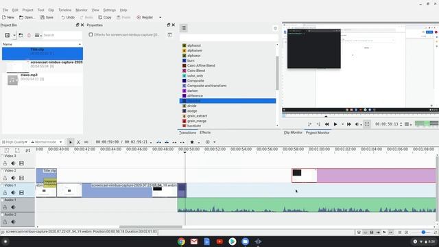 Basic video editing with Kdenlive on a Chromebook tutorial in 2020 смотреть онлайн