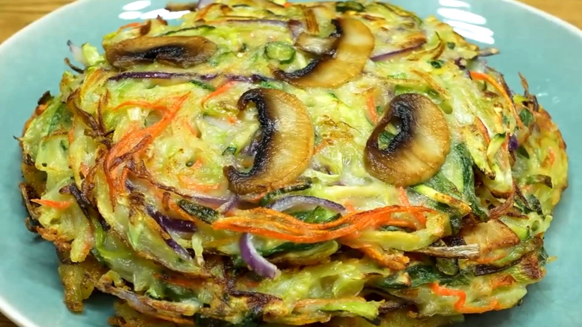 Овощные блины на сковородке смотреть онлайн