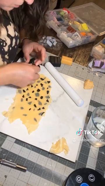 Polymer Clay Tortoise Shell Slab Tutorial смотреть онлайн