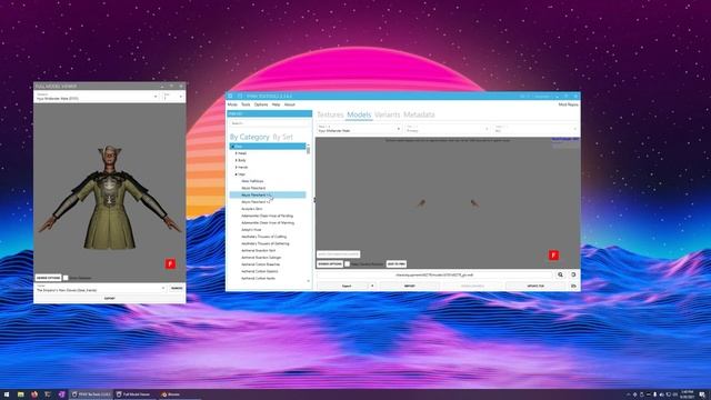Exporting 3D Models into Blender from FFXIV Using Textools смотреть онлайн
