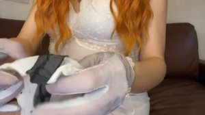 Crossdresser's TURMIN Patterend Dots Stockings Try on Haul