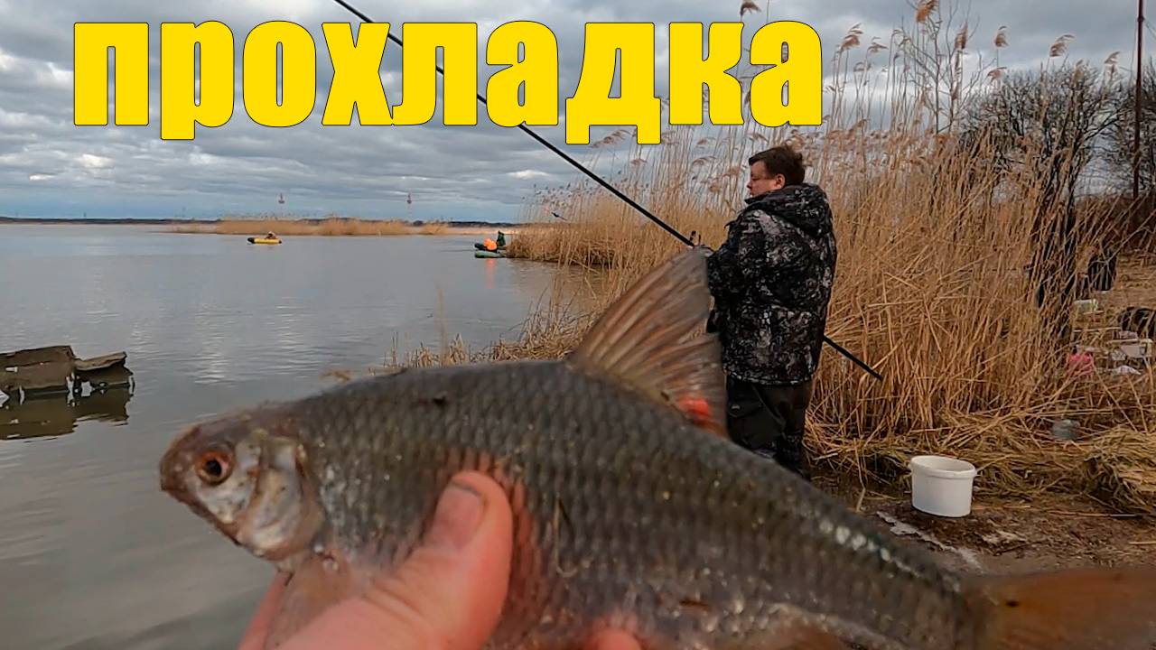 Речка "Прохладная", Калининградская область. Ловим плотву смотреть онлайн