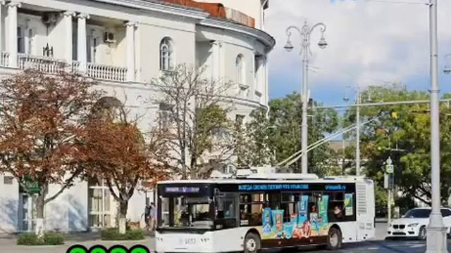 Севастопольский Троллейбус ЛАЗ Е183 Троллейбусная депо №2, 1 часть смотреть онлайн