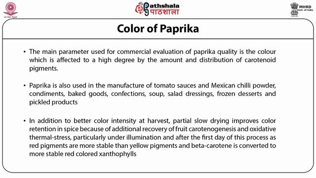 Chilies: Quality attributed of paprika (FT) смотреть онлайн