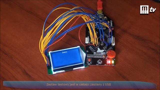 Biblioteka do obsługi wyświetlacza LCD ze sterownikiem SPLC501 na STM32 смотреть онлайн