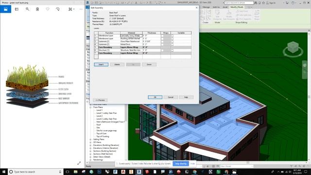 Revit - How to make a Green Roof with a Parapet Wall! смотреть онлайн