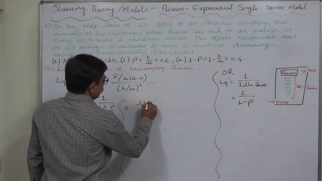 Queuing Theory - 19 Single Server Model Calculating Expected Length of Non-empty Queue смотреть онлайн
