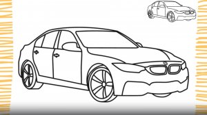Как нарисовать машину BMW