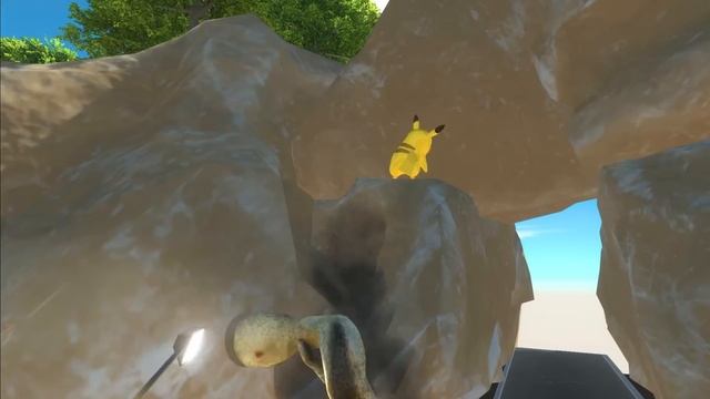 SCP-173 vs GODZILLA, POKEMON, BLACK MONSTER, RAINBOW FRIENDS and DRAGON BALL Z ARMY in ARBS Hindi смотреть онлайн