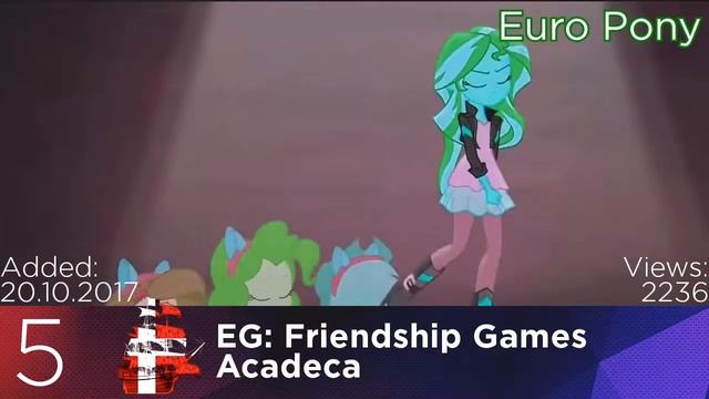 Top 10 Videos of the Channel «Euro Pony» (November 2017) смотреть онлайн