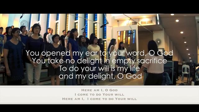 Psalm Here Am I O God I Come To Do Your Will AMC OLPS смотреть онлайн