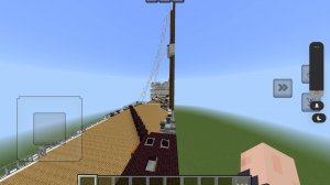 Титаник в разрезе в Minecraft